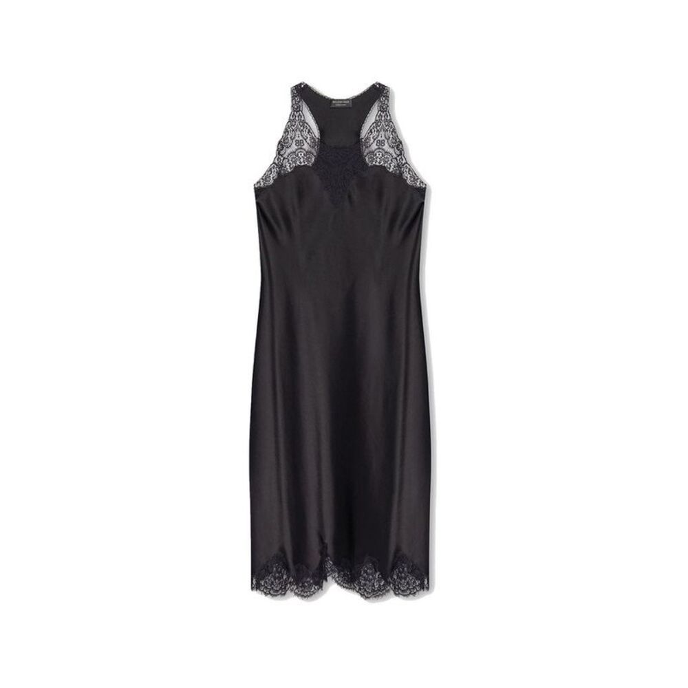 Balenciaga Black Acetate Casual Women's Dress